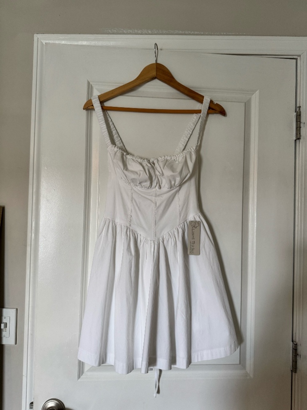 White Corset Mini Dress